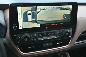 Toyota Grand Highlander digital display and infotainment screen close-up
