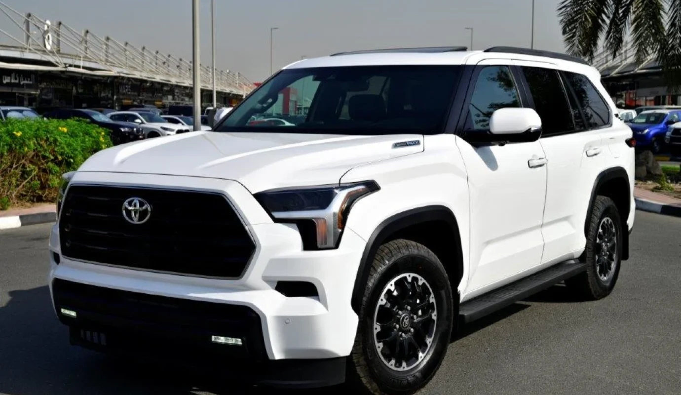2025 TOYOTA SEQUOIA TRD OFFROAD HYBRID V6 3.4L 4WD 8 SEAT AT